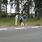 PHOTOS LITUANIE VENTE DE LEGUMES LE LONG DES ROUTES